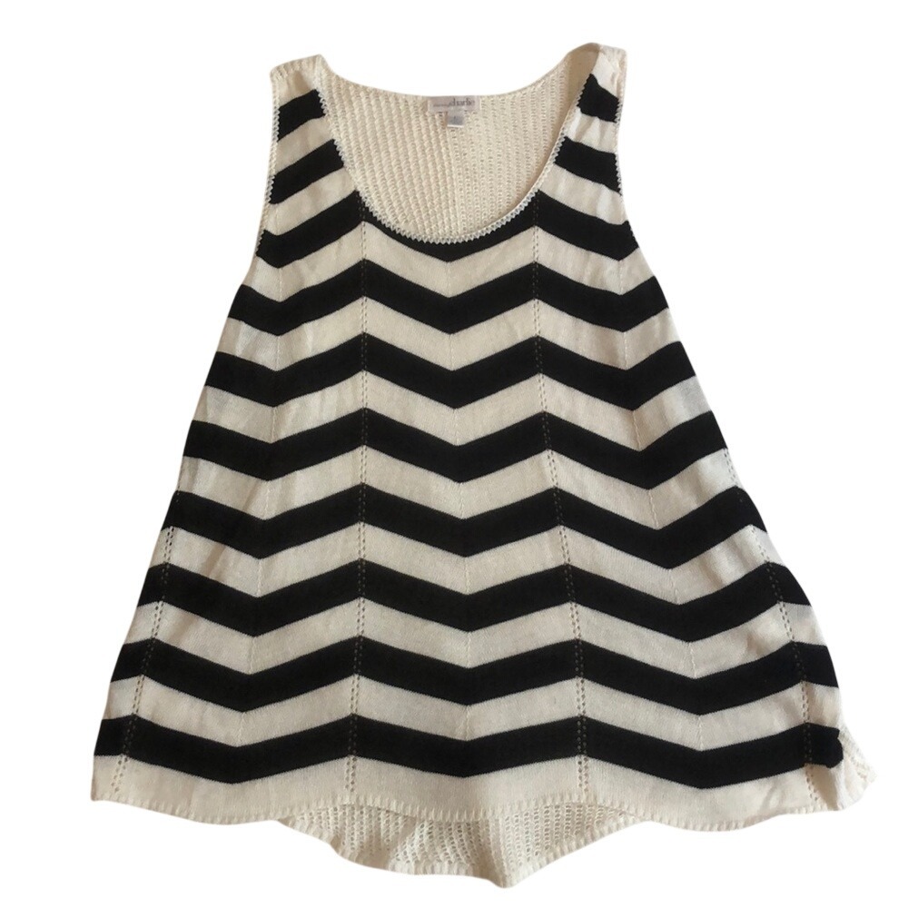 Thin Black and White Charming‎ Charlie shirt